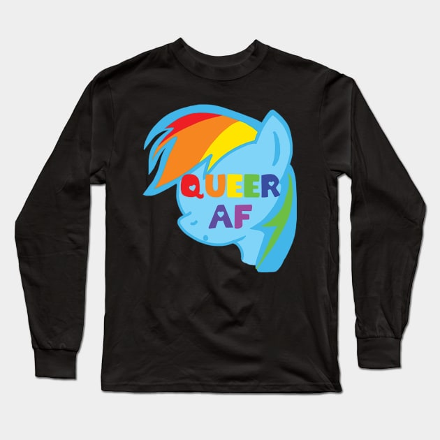 Queer AF Long Sleeve T-Shirt by COLORaQUEEN